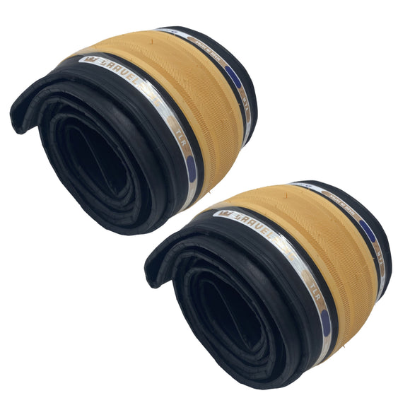 Panaracer Limited Edition GravelKing Slick TLR 700x40 Tire Honey or Cranberry