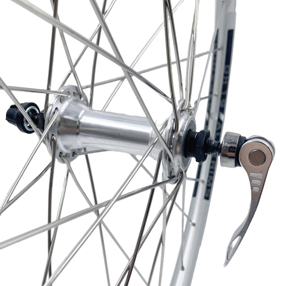 Alex DH19 26-Inch Front 9x100 QR Wheel Silver