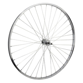 27 Inch Classic Chrome Wheelmaster Bolt-on Steel Rear Freewheel type Bike Wheel