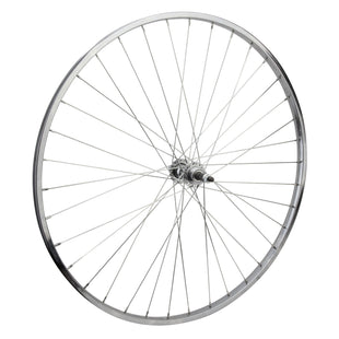27 Inch Classic Chrome Wheelmaster Bolt-on Steel Rear Freewheel type Bike Wheel
