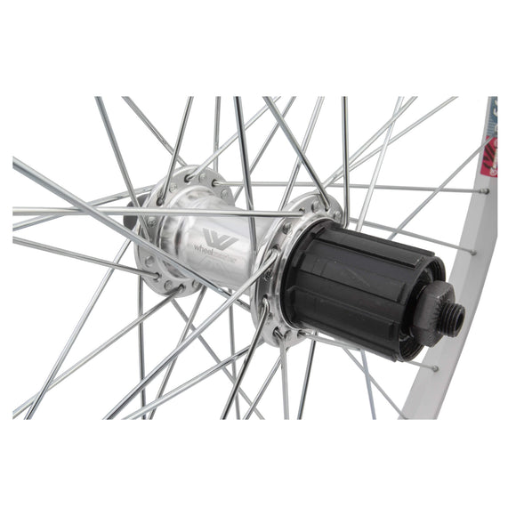 Weinmann 519 26-inch 9x100 Front 10x135 Rear QR HG Cassette type Wheelset Silver