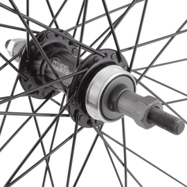 Wheel Master 26-Inch Black 135mm Rear Bolt-On Freewheel Type - 0