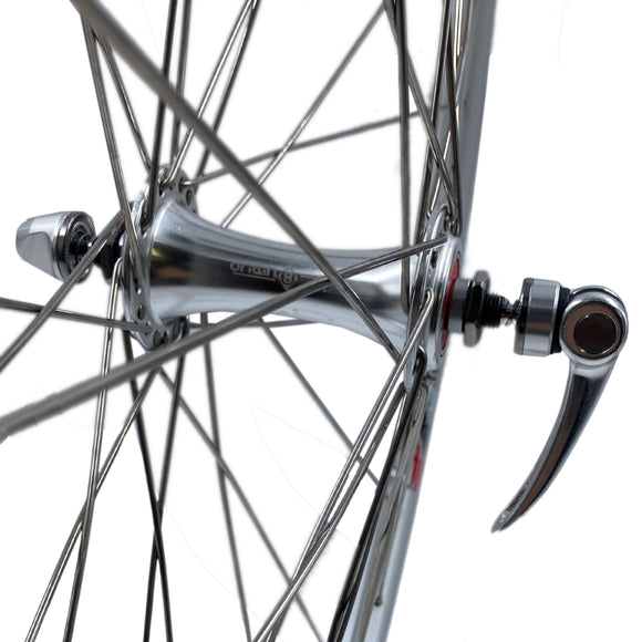 Weinmann LP18 Silver 27-inch 9x100 Front 10x126 Rear QR Sealed Bearing Freewheel Type Road Bike Wheelset