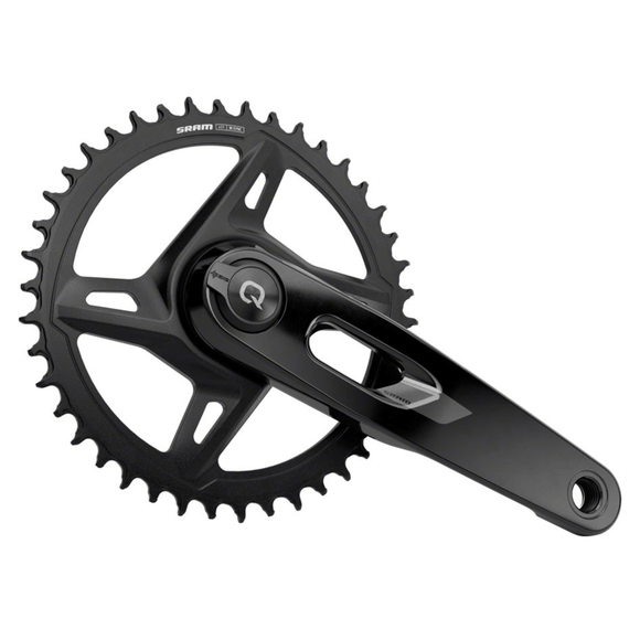 SRAM Rival 1x XPLR AXS Power Meter Wide Crankset - 12/13-Speed 42t 8-Bolt Direct Mount DUB PM Spindle Black E1