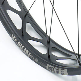 Sun Ringle Mulefut 80SL V2 26-inch 9x135 QR FRONT 12x197 TA REAR Tubeless Fat Bike Wheelset - 0