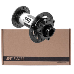 DT Swiss 350 Front Hub 15x110mm Boost 6-Bolt Black 32H - The Bikesmiths