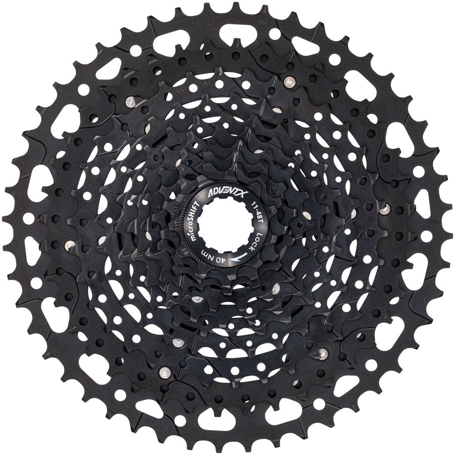 microSHIFT ADVENT X 10 Speed Cassette 11-48t | The Bikesmiths