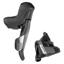 SRAM Apex Shift/Brake Lever and Hydraulic Disc Brake Caliper - Right/Rear 12-Speed DoubleTap Flat Mount 20mm Offset Black D1