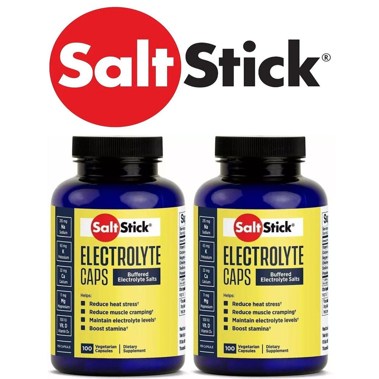SaltStick Buffered Electrolyte Salt Capsules - Value 2 Pack