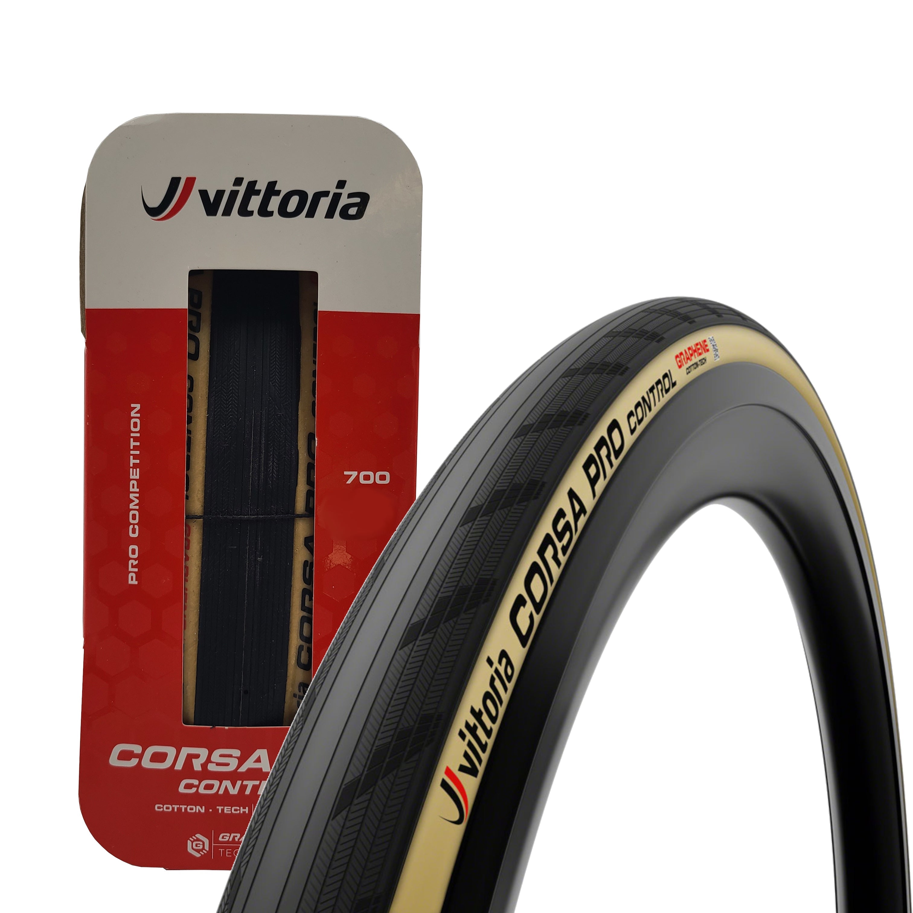 Vittoria Corsa Pro Control G2.0 TLR 700c Tubeless Tanwall