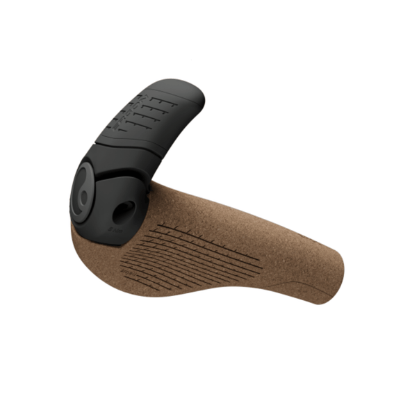 Ergon GP2 Evo BioKork Grips w/ Mini Bar End