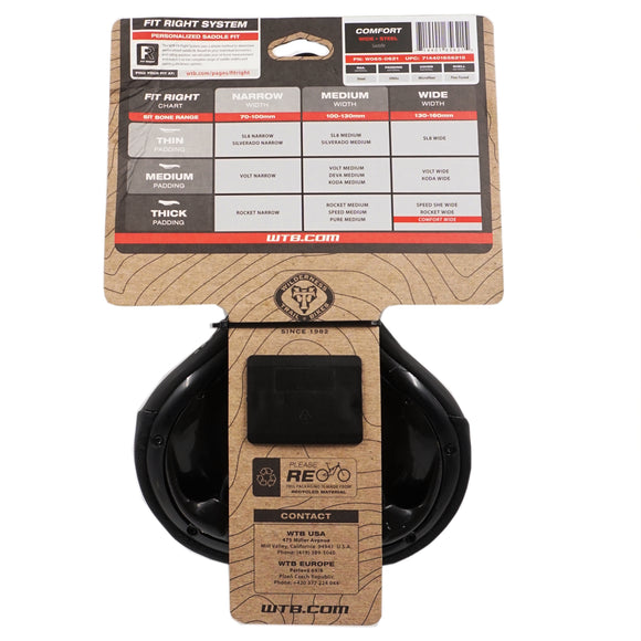 WTB Comfort Steel Wide Saddle - TheBikesmiths