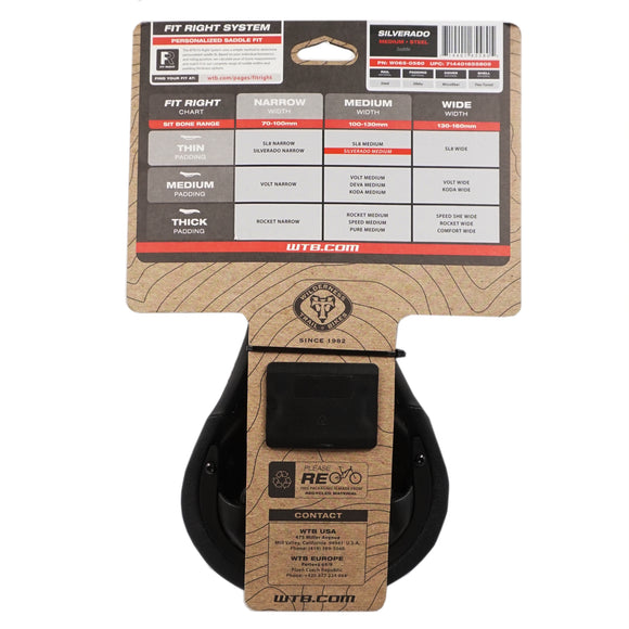 WTB Silverado Steel Saddle - TheBikesmiths