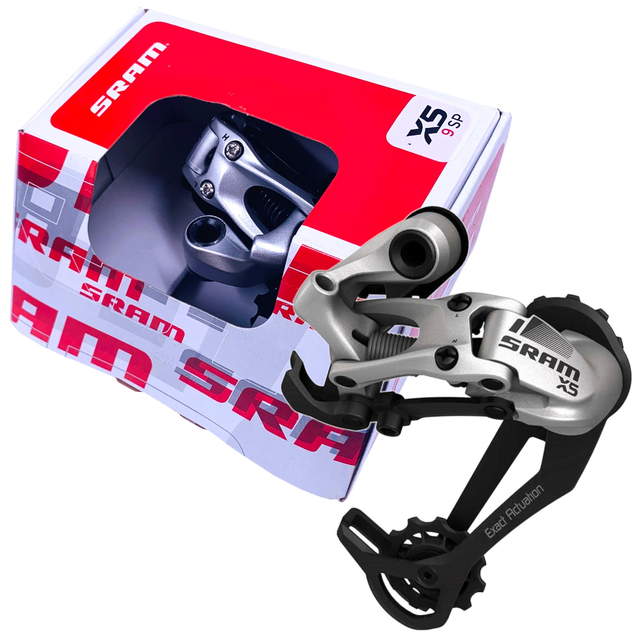 SRAM X5 9 Speed Medium Cage Rear Derailleur The Bikesmiths