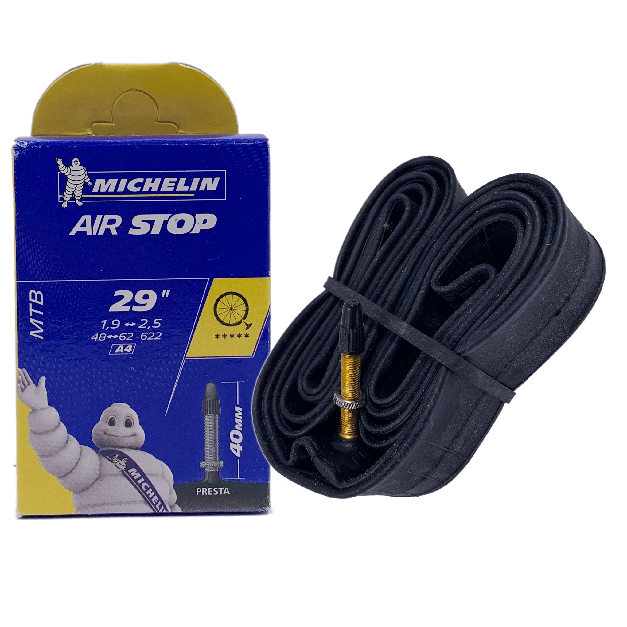 Michelin Airstop 29 x1.90 2.50 Presta Valve 40mm Inner Tube The Bikesmiths