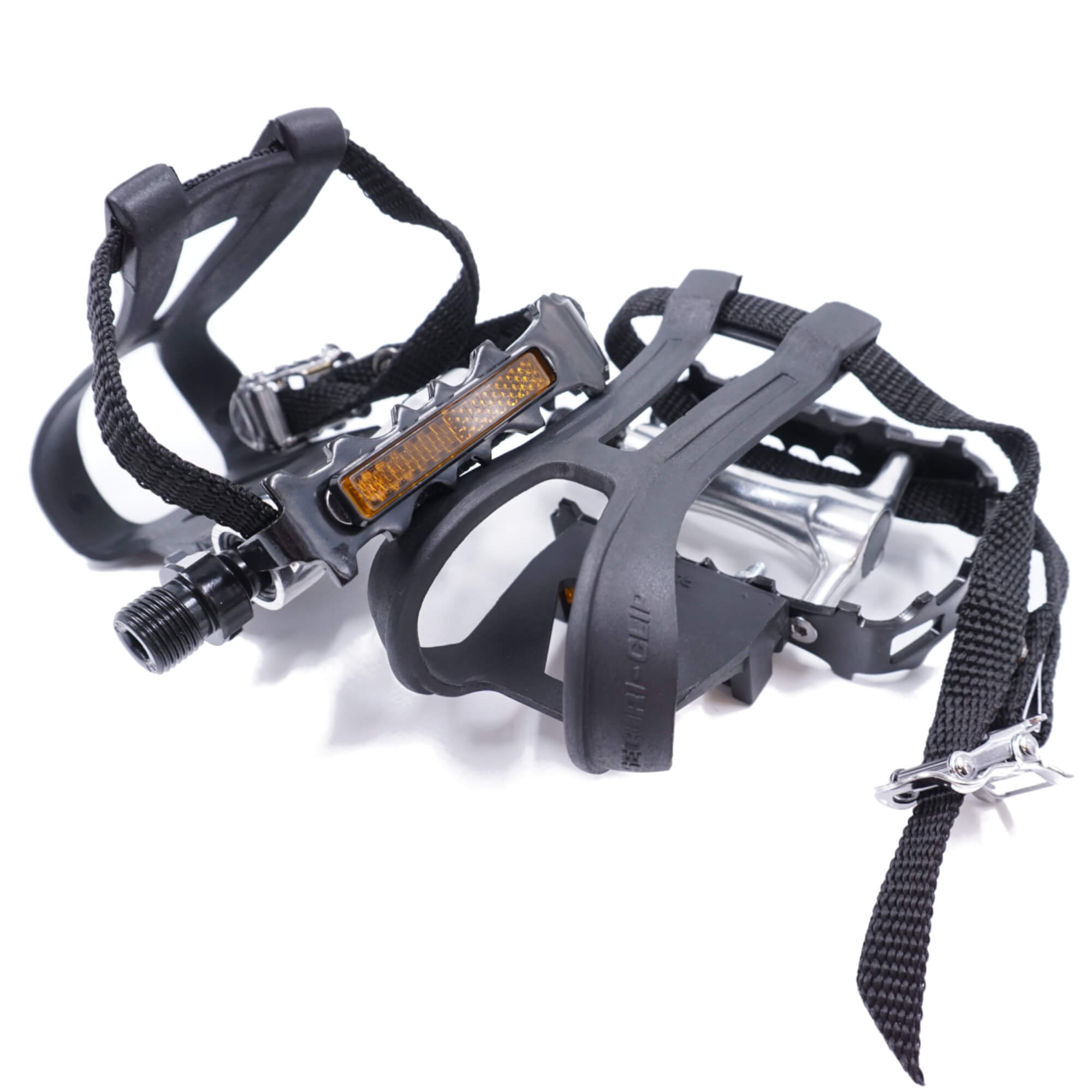 bike pedals with toe clips and straps VP-349At Alloy Pedals with Toe Clips