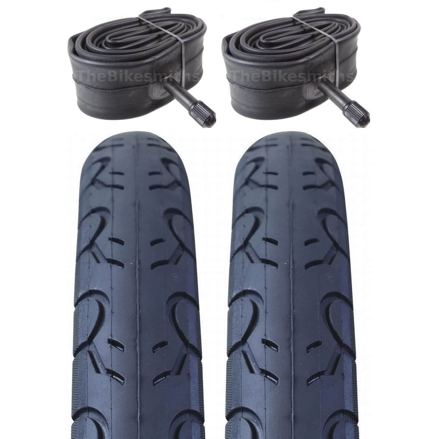 2 Pack Kit Kenda Kwest 100 PSI 26x1.25 Bike Tires Tubes The Bikesmiths