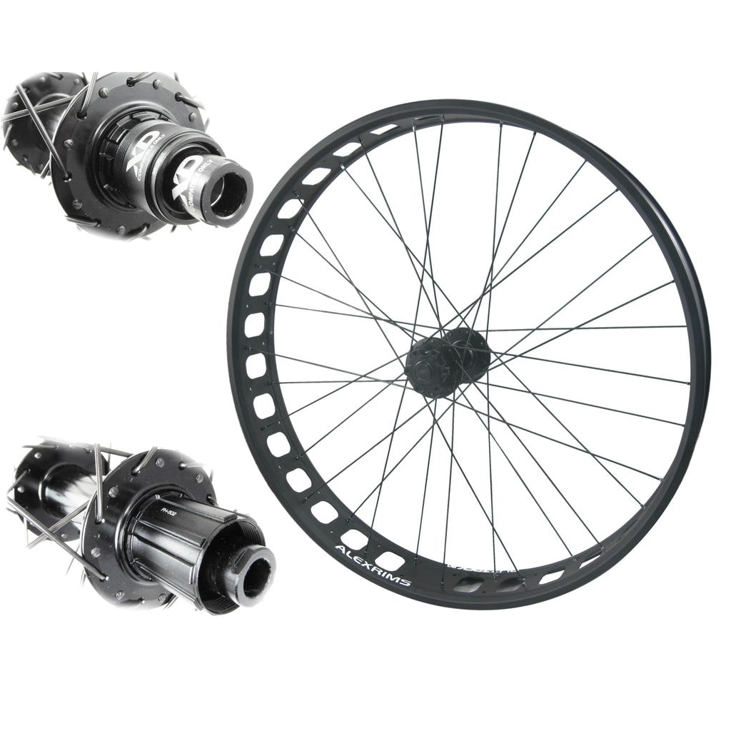 alex fahrradtasche Alex Blizzerk 90 26-inch 12x197 REAR TA Tubeless Fat Bike Wheel
