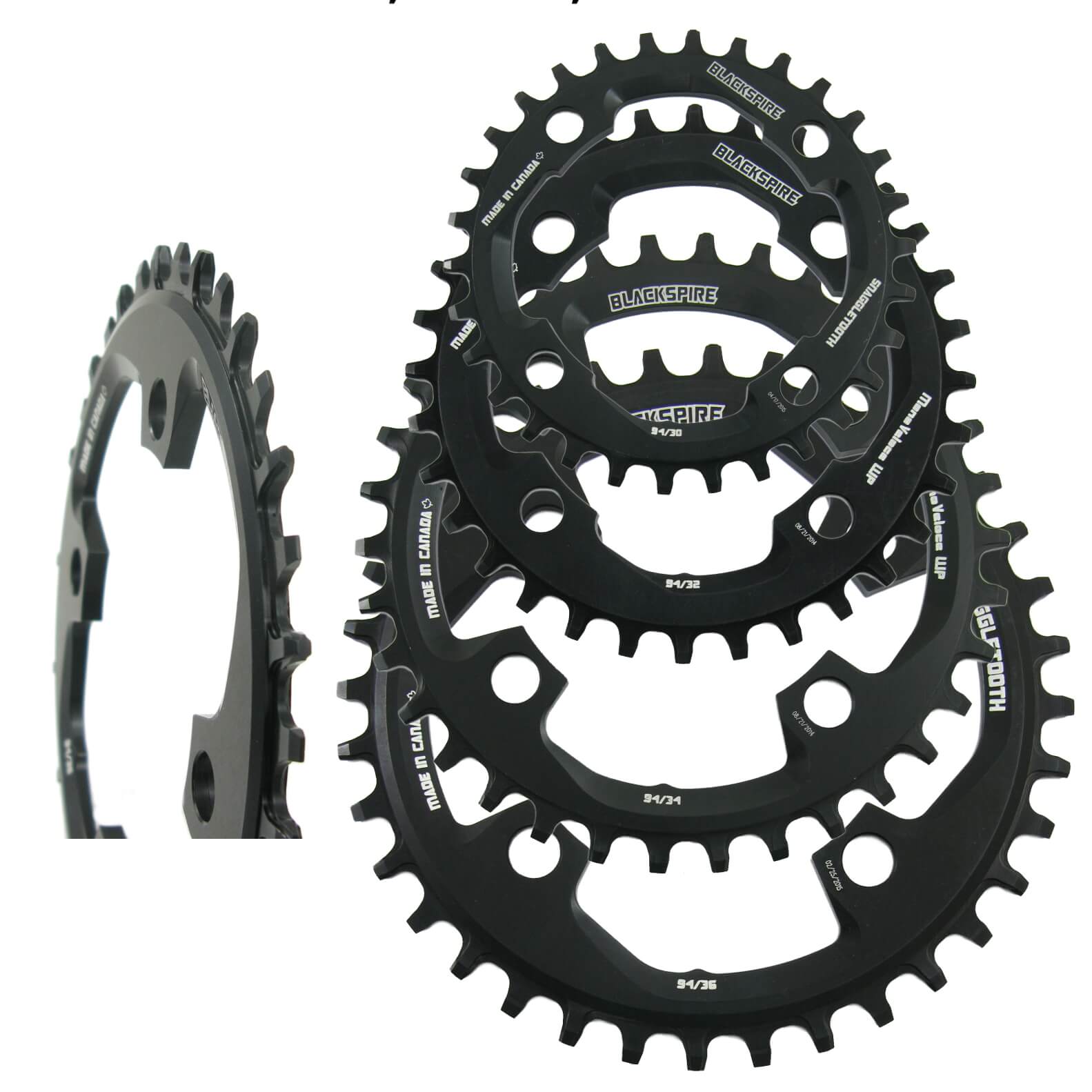 Blackspire Snaggletooth Narrow Wide 94mm BCD Chainring The Bikesmiths