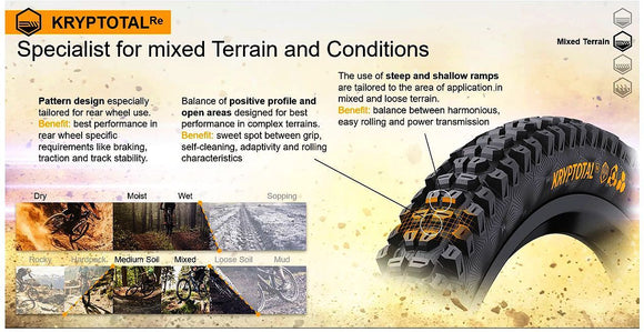 Continental Kryptotal Trail Endurance Casing 27.5x2.4 Tubeless Folding Tire - The Bikesmiths