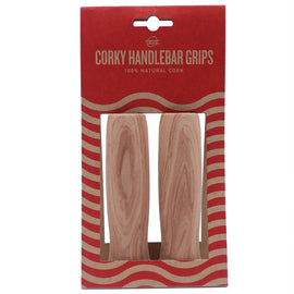 Planet Bike Corky 5057 Ergonimic Cork Grips (Woodgrain) - The Bikesmiths