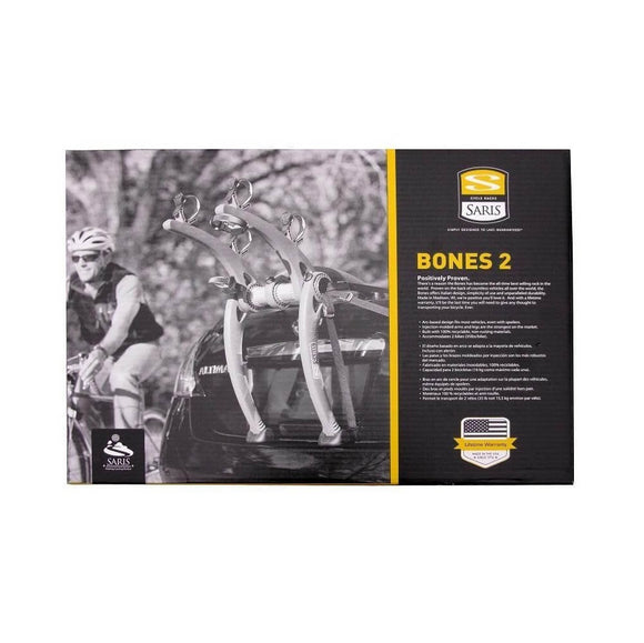 Saris Bones 2 Car Trunk Rack - TheBikesmiths