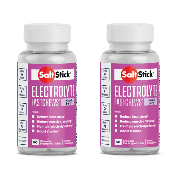 SaltStick Electrolyte FastChews 60 tablets Bottles - The Bikesmiths