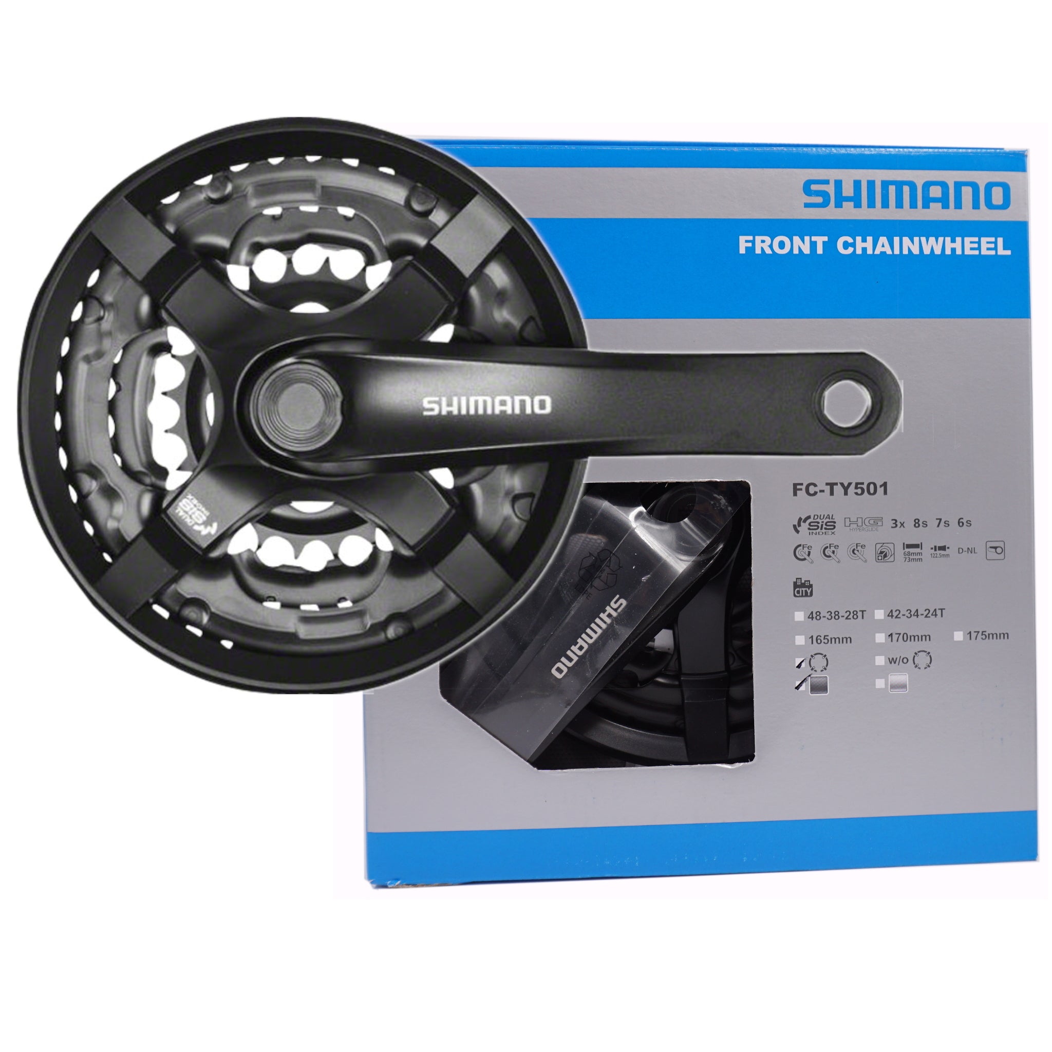 Shimano FC TY501 Tourney Crankset 175mm