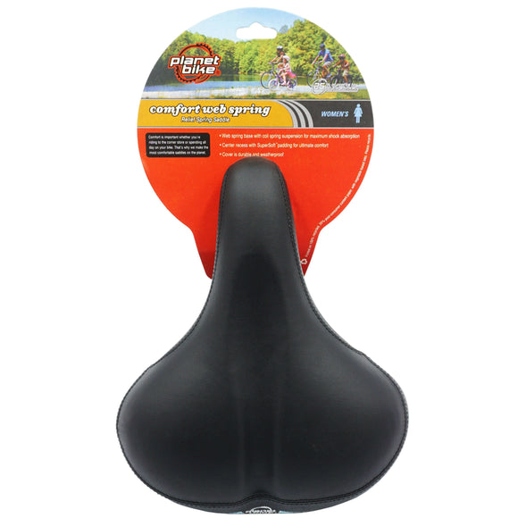 Planet Bike Women's Comfort Web Spring Saddle - TheBikesmiths