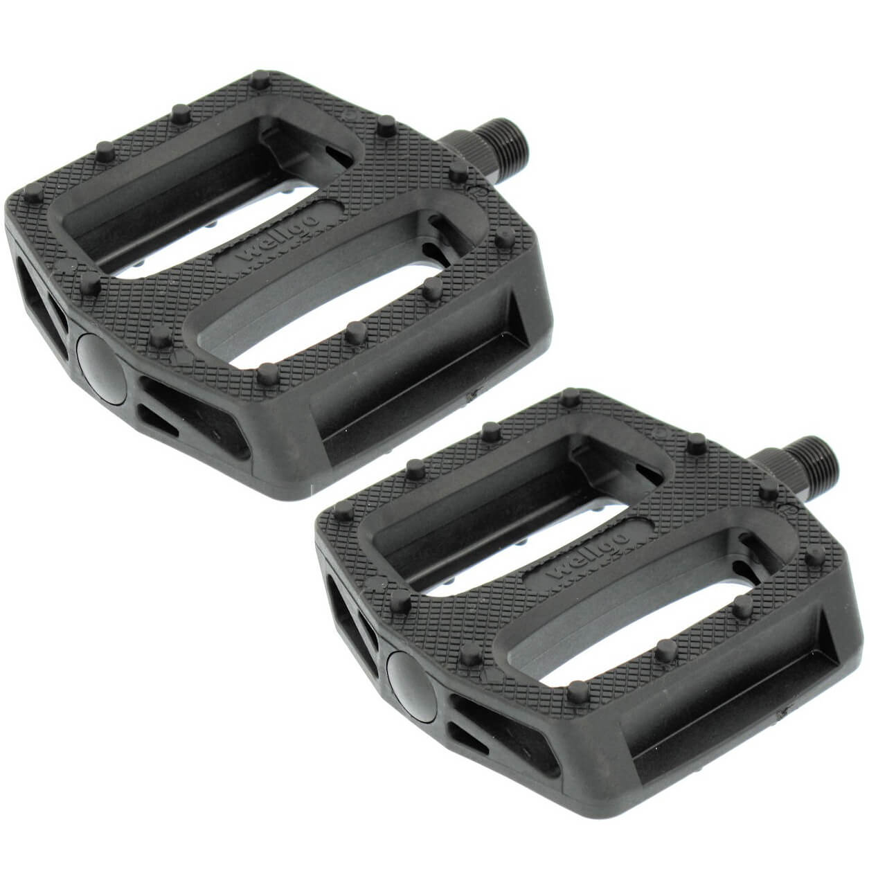 wellgo plattform pedale Wellgo B109n Resin BMX Pedals in Black