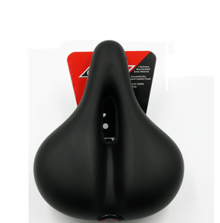 End Zone VL-6103E City Elastomer Vacuum Gel Saddle w/ Cutout - TheBikesmiths