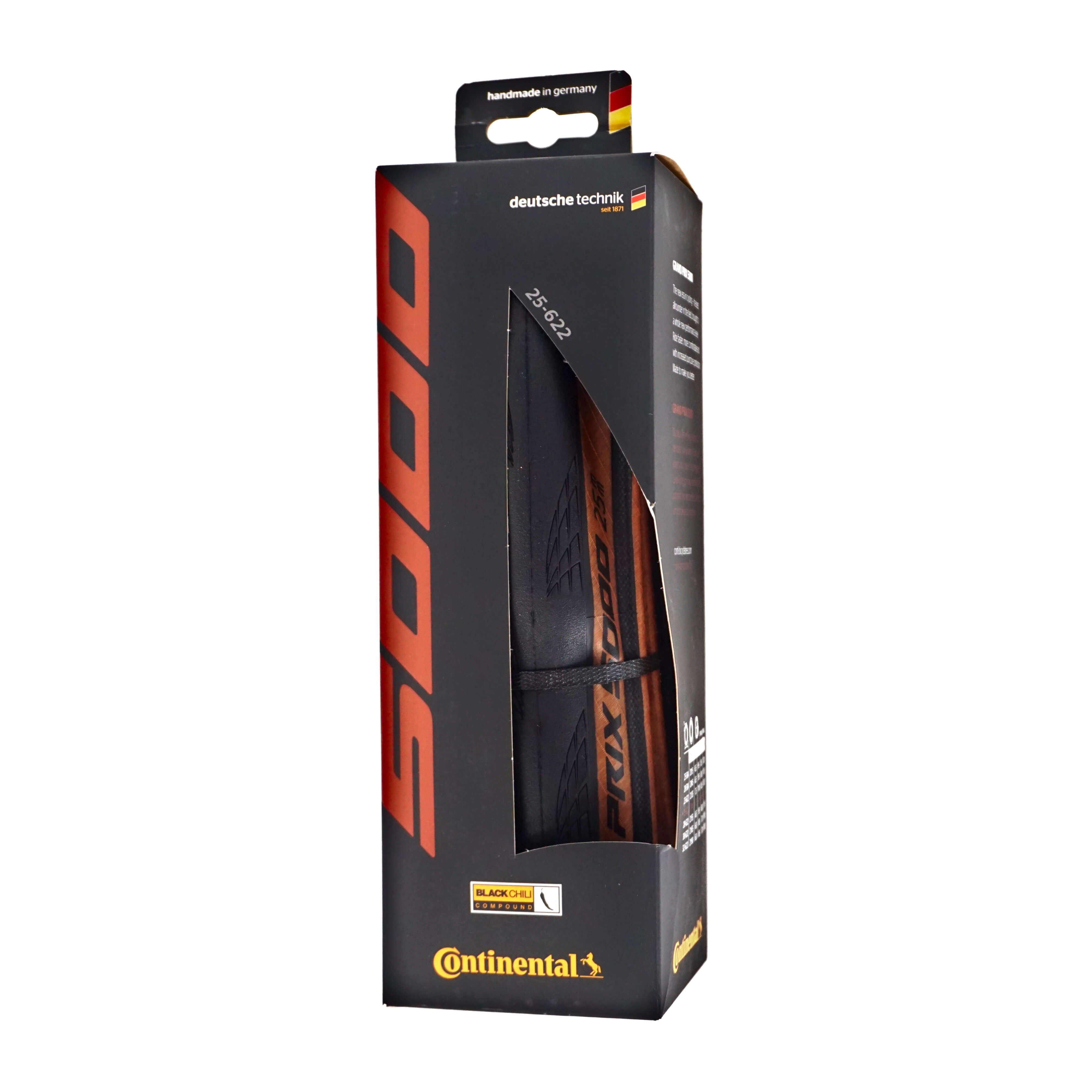 Continental Grand Prix GP 5000 Black/Transparent 700c Tire The