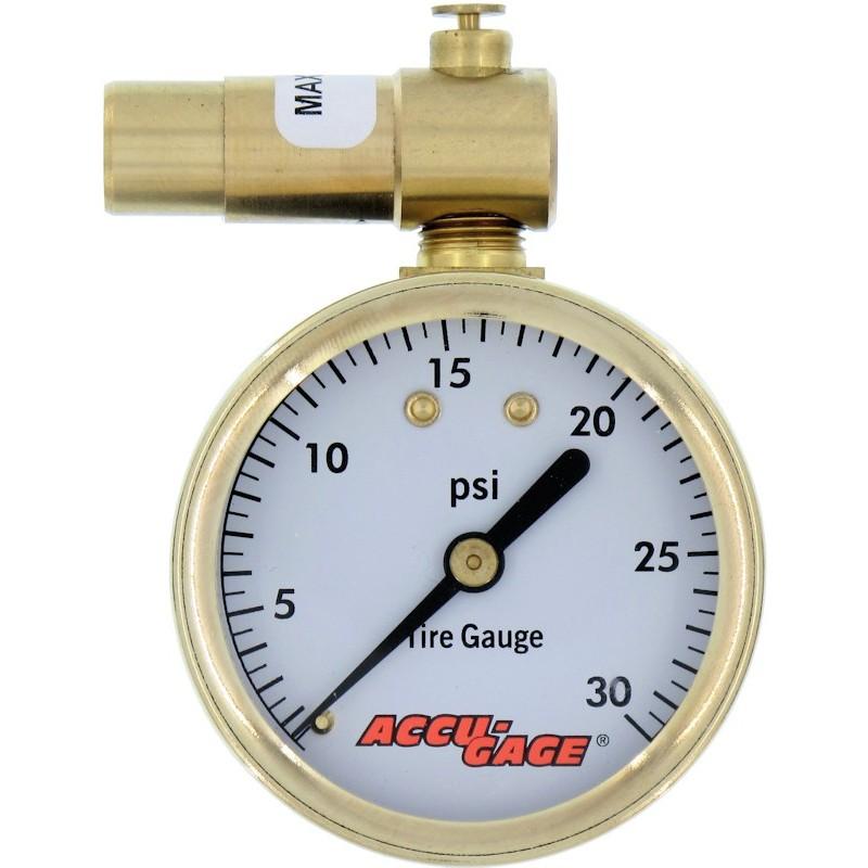 Meiser Accu Gage PR30BX 0 30 PSI Presta Valve Pressure Gauge The Bikesmiths