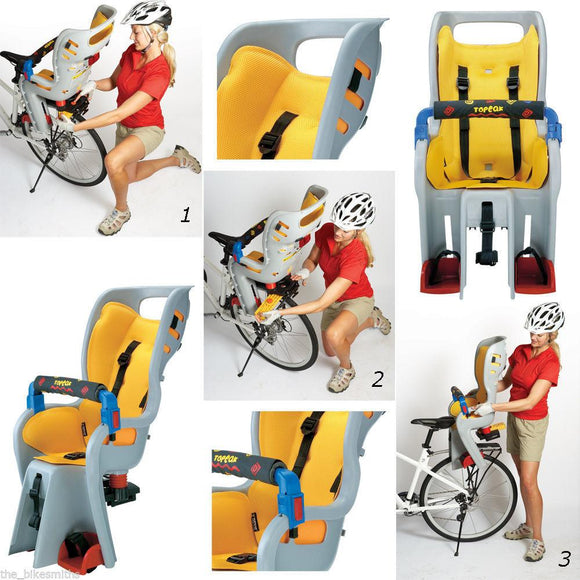 Topeak TCS2204 Standard Baby Seat-II and Rack - TheBikesmiths