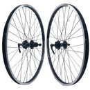 Alex DM18 26-inch 9x100 Front 10x135 Rear QR HG Cassette Disc Wheelset Black Silver-1