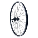 Alex DM18 26-Inch 9x100 QR FRONT Disc Black Silver Wheel-1
