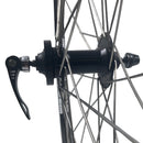 Alex DM18 26-Inch 9x100 QR FRONT Disc Black Silver Wheel-4