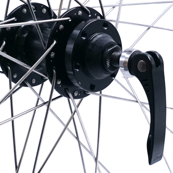 Evo Tour 19 Black 26-inch Rim or Disc Front Doublewall Wheel QR 9x100