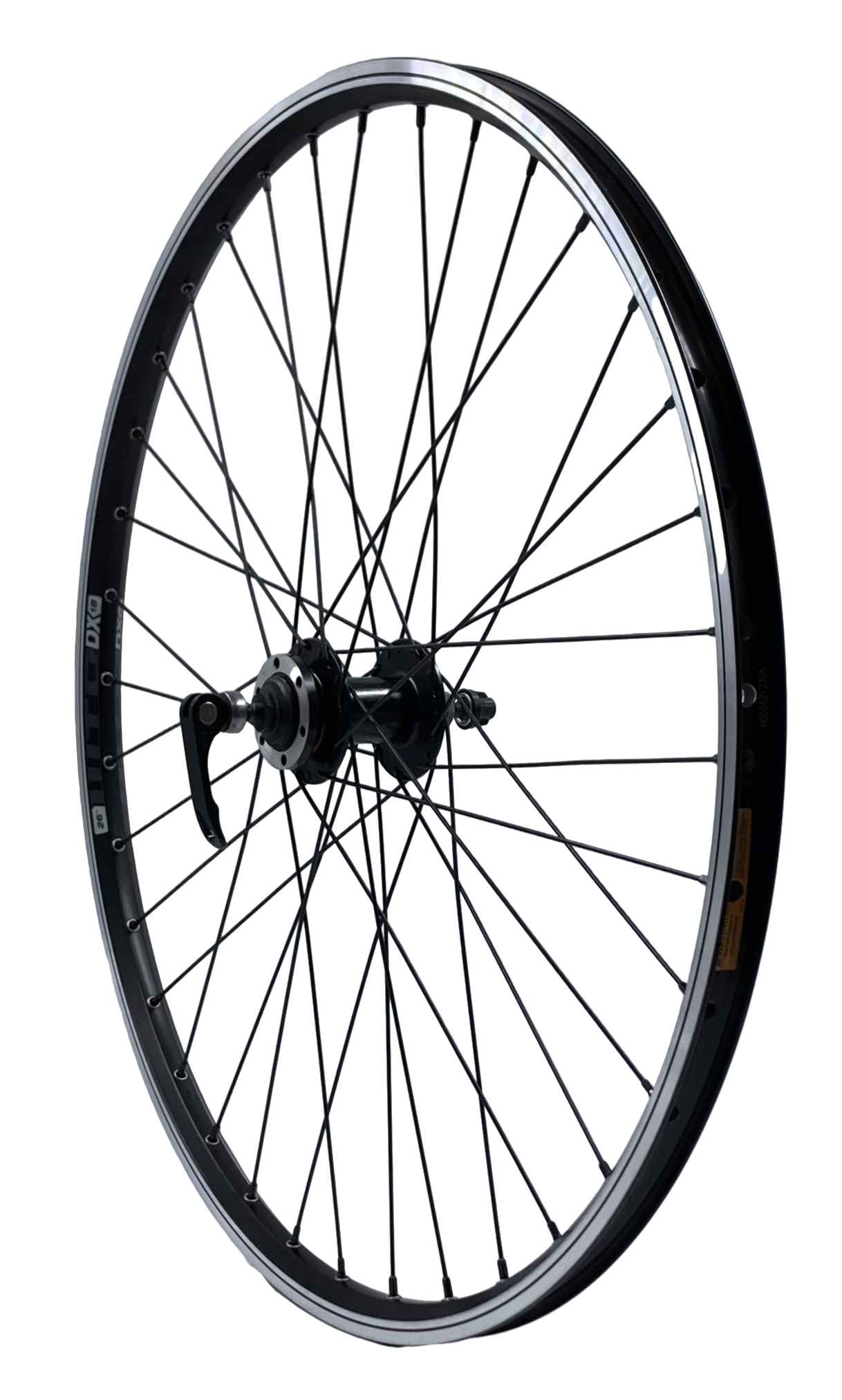 26" Black Front WTB DX18 Doublewall Disc / Rim Brake QR Wheel