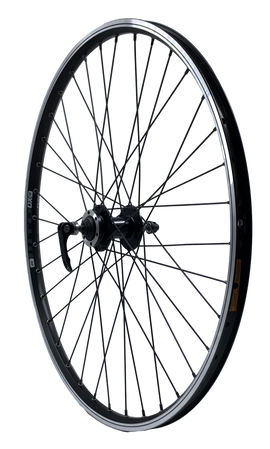 26" Black Front WTB DX18 Doublewall Disc / Rim Brake QR Wheel