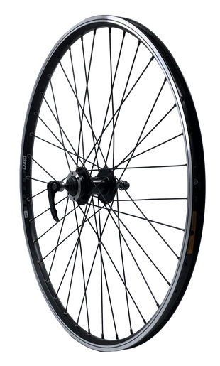 26" Black Front WTB DX18 Doublewall Disc / Rim Brake QR Wheel