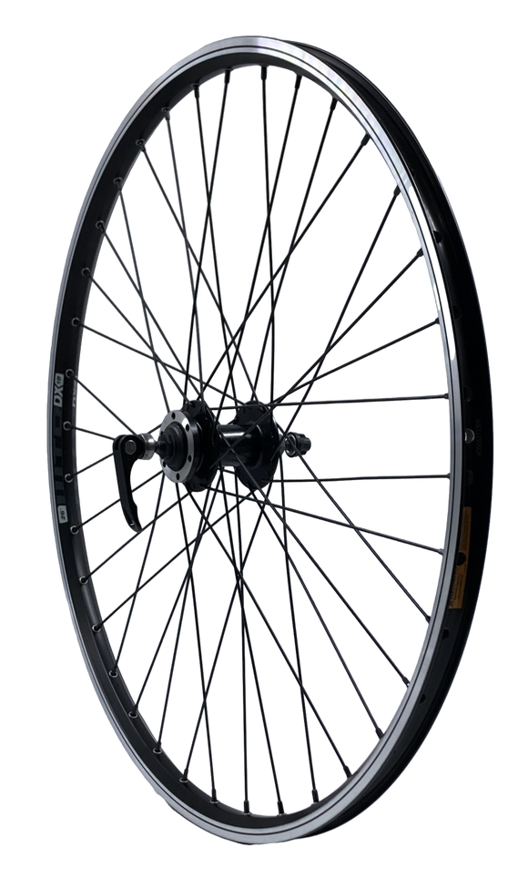 26" Black Front WTB DX18 Doublewall Disc / Rim Brake QR Wheel