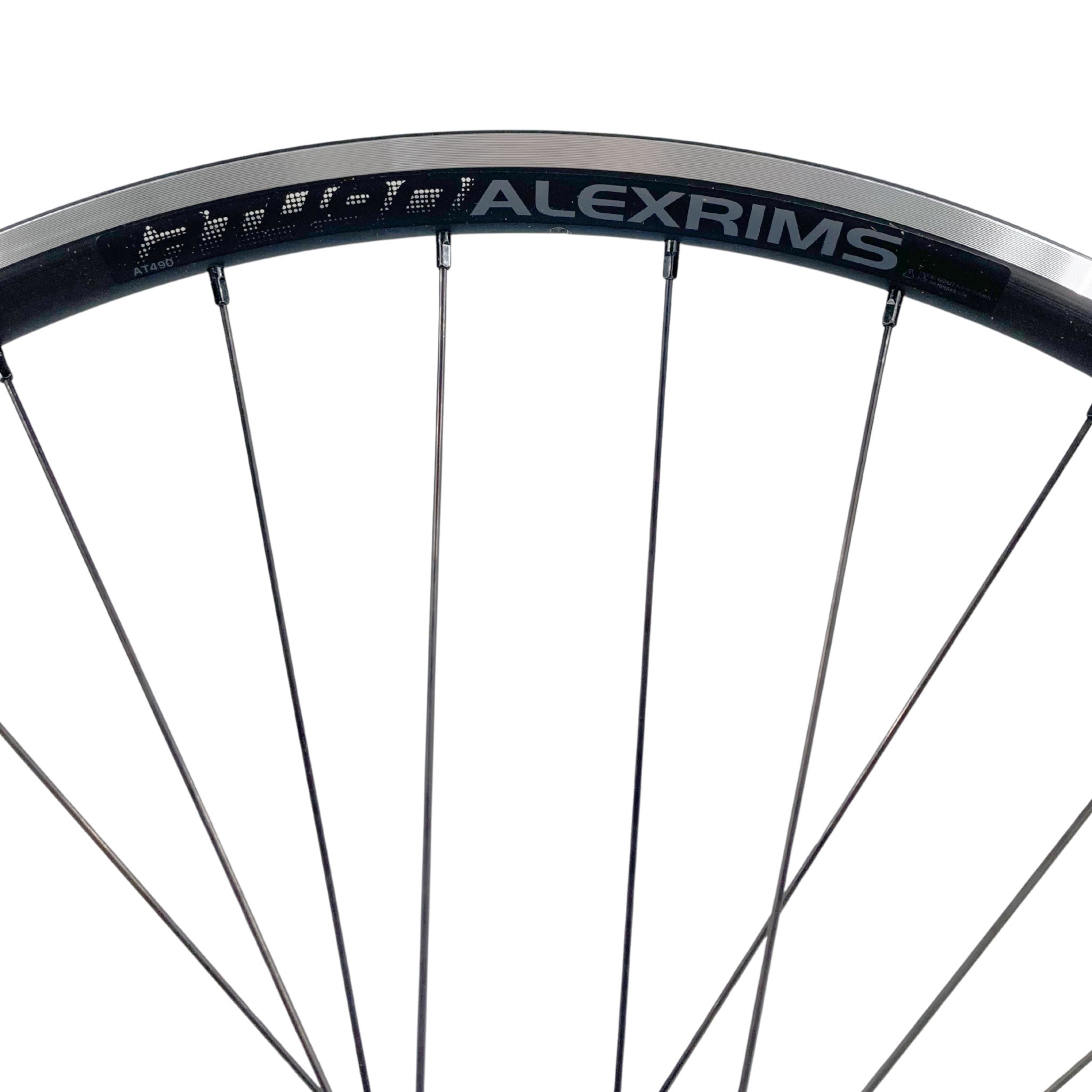 Alex AT490 700c Front Black Tubeless Ready Bike Wheel QR 9x100