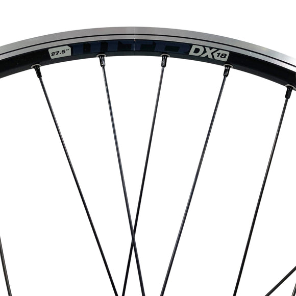 WTB DX18 27.5-inch 9x100 Front 10x135 Rear QR Shimano HG Disc Wheelset Black