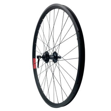 Sta-Tru 26 Inch FRONT Black TR21v / Shimano Tubeless Disc 32h Wheel 9x100 QR Sta-Tru