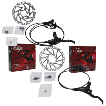 Clarks Clout 1 Hydraulic Front AND Rear Disc Brake Set with 160mm Rotors Clarks