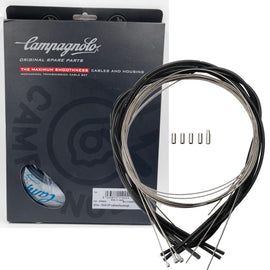 Campagnolo Ultra Low Friction Complete Black Cable and Housing Set for Brakes and Derailleurs