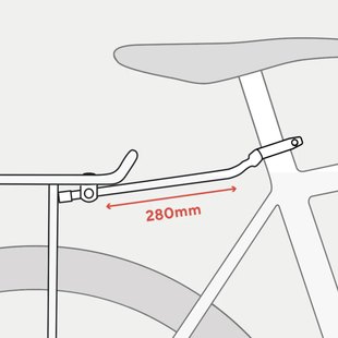 Axiom Fatliner Fat Bike Wide Rear Rack