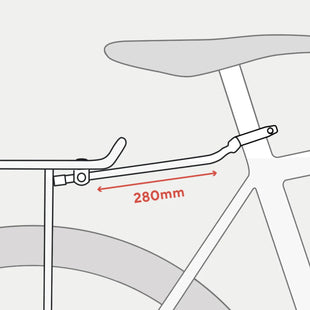 Axiom Fatliner Fat Bike Wide Rear Rack - The Bikesmiths