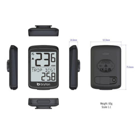 Bryton E10E Wireless GPS USB Rechargeable Computer - 0